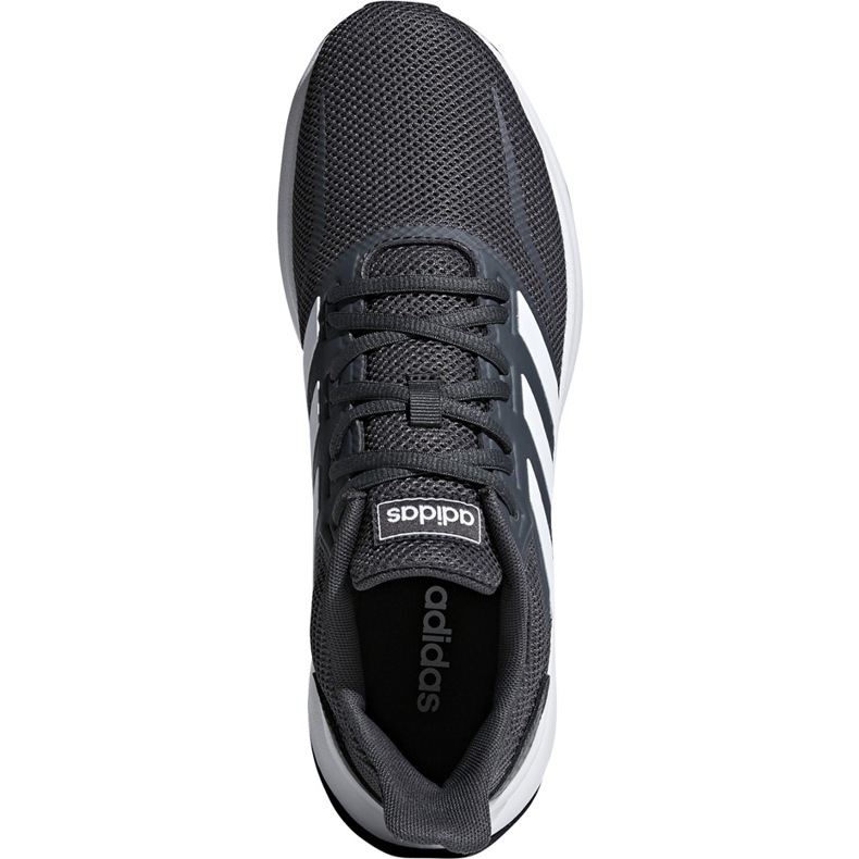 Scarpe da uomo Adidas Runfalcon grigie F36200 nero 1