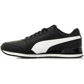 Scarpe da uomo Puma St Runner V2 Full L nere 365277 11 bianca nero 1