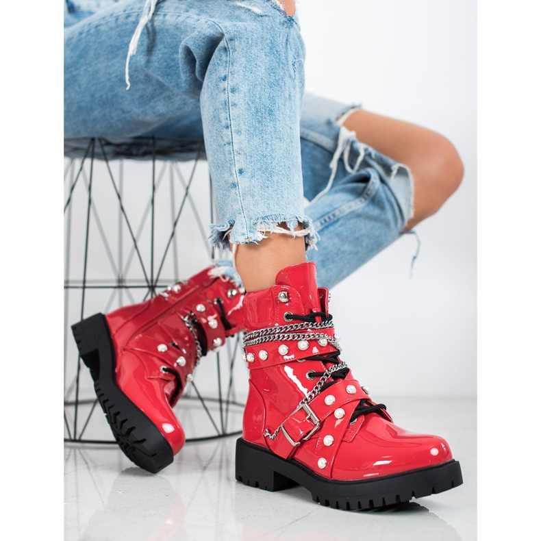 Seastar Operai laccati rossi rosso 1
