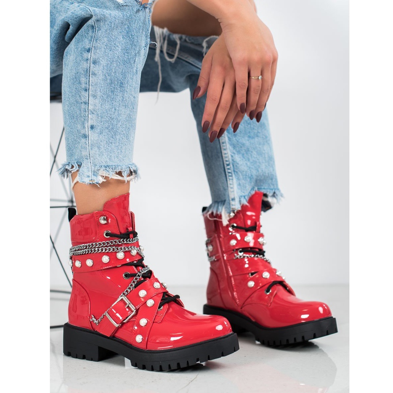 Seastar Operai laccati rossi rosso 2