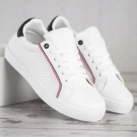SHELOVET Scarpe sportive comode bianco 2