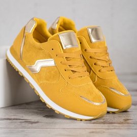 SHELOVET Scarpe sportive senape multicolore giallo 1