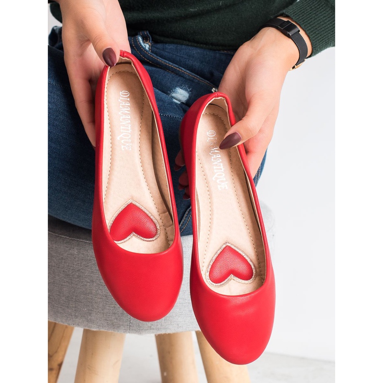 Diamantique Ballerine rosse rosso 1