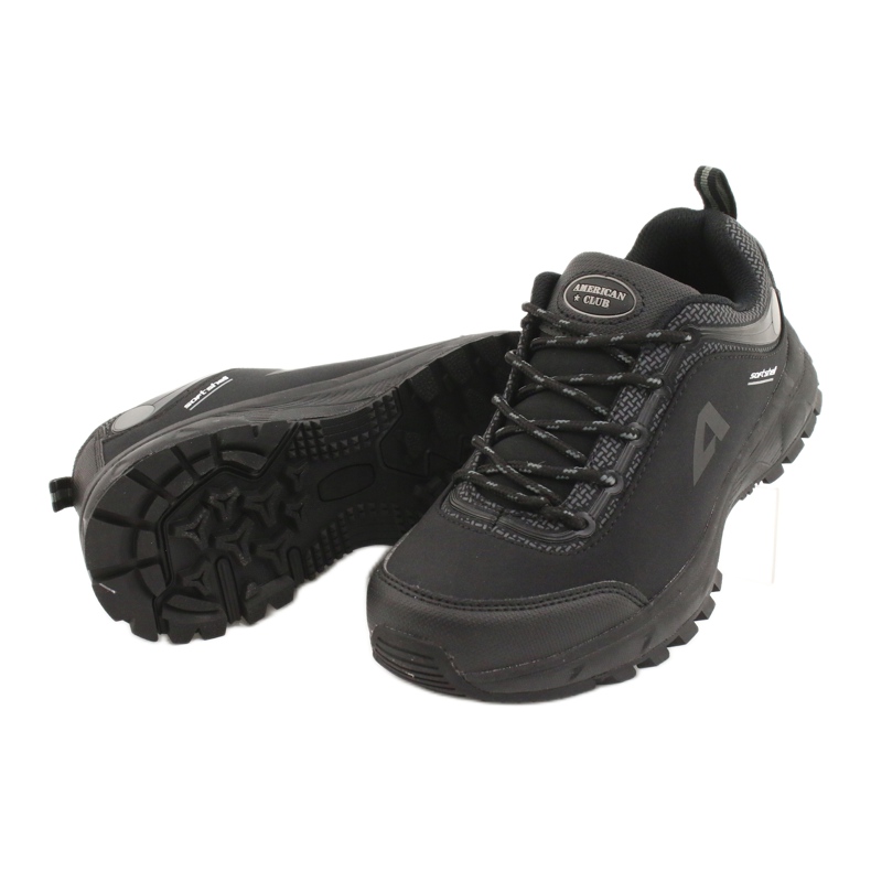 American Club Scarpe sportive americane soft-shell impermeabile HL04/20 nero grigio 3