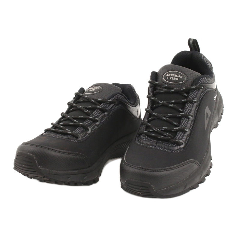 American Club Scarpe sportive americane soft-shell impermeabile HL04/20 nero grigio 2