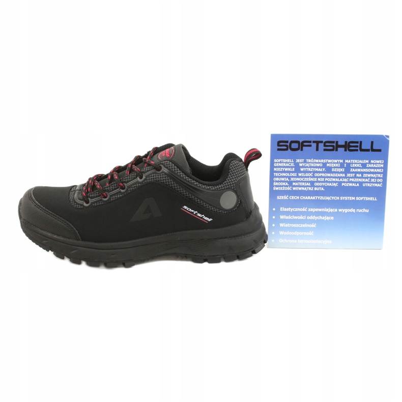 American Club Scarpe sportive americane soft-shell impermeabile HL04/20 nero 4