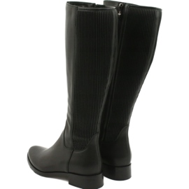 Stivali neri con elastico Arka 7152 nero 2