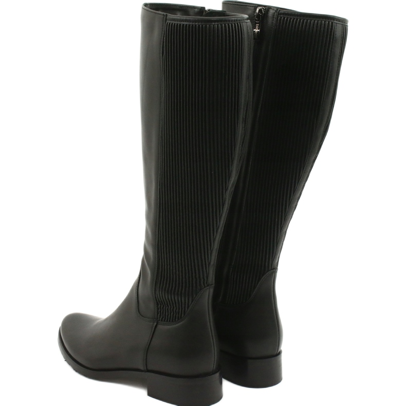 Stivali neri con elastico Arka 7152 nero 2