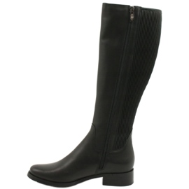 Stivali neri con elastico Arka 7152 nero 1