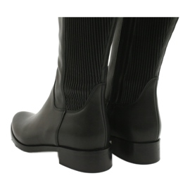 Stivali neri con elastico Arka 7152 nero 3