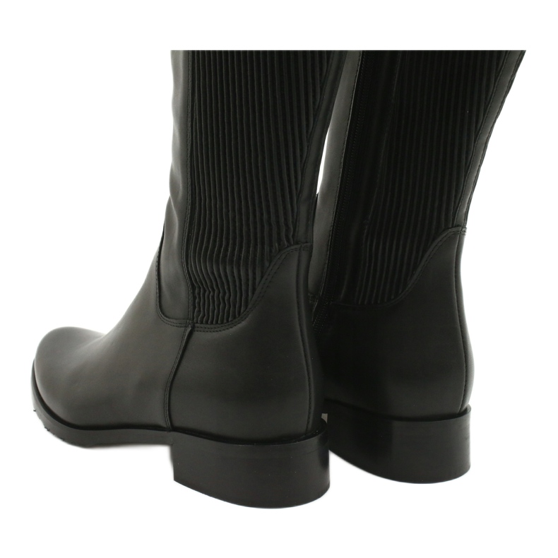 Stivali neri con elastico Arka 7152 nero 3