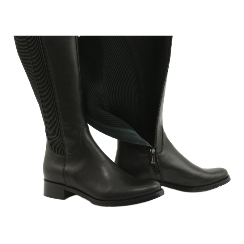 Stivali neri con elastico Arka 7152 nero 5