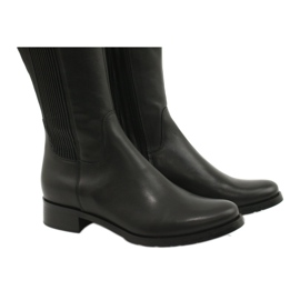 Stivali neri con elastico Arka 7152 nero 4