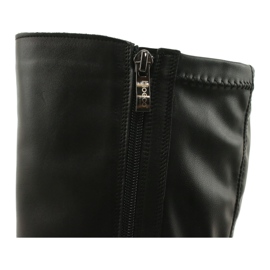 Arka Stivali in pelle sul pilastro Arek 7322 nero 5