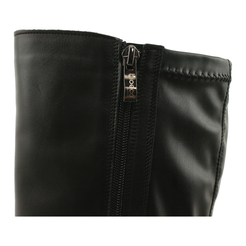 Arka Stivali in pelle sul pilastro Arek 7322 nero 5