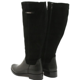 Arka Stivali neri in pelle femminile 7217 nero 2