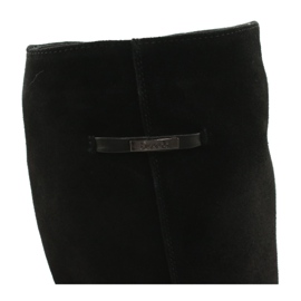 Arka Stivali neri in pelle femminile 7217 nero 4