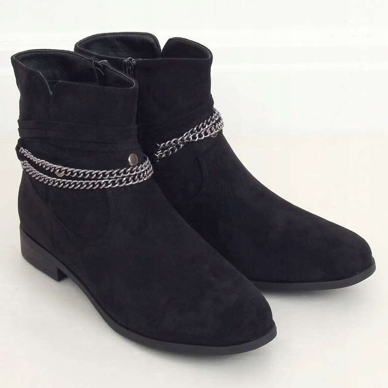 Nero Stivali neri da donna 688-201 Nero 2