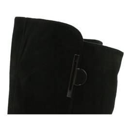 Stivali neri Sergio leone KZ277 nero 4