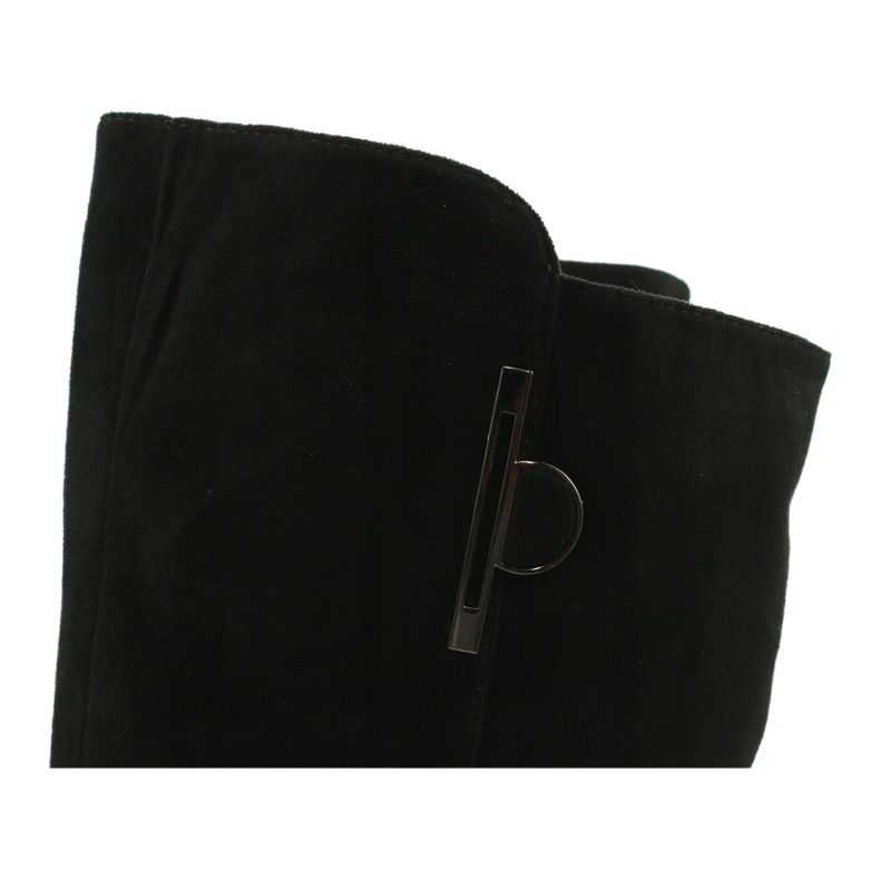 Stivali neri Sergio leone KZ277 nero 4