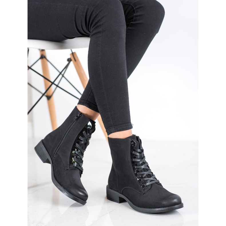 Sergio Leone Stivali da donna comodi nero 1