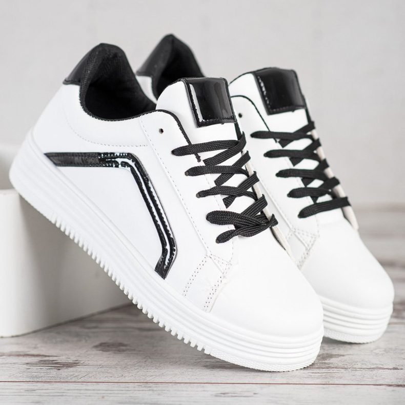 SHELOVET Scarpe sportive alla moda bianco 2