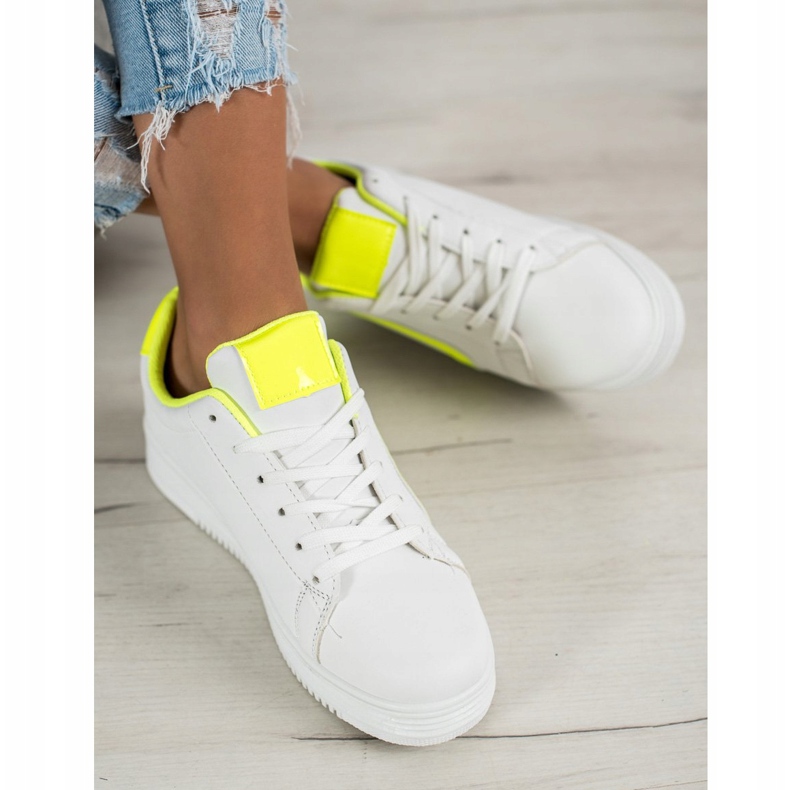 SHELOVET Scarpe sportive alla moda bianca 1