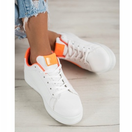 SHELOVET Scarpe sportive alla moda bianca 1