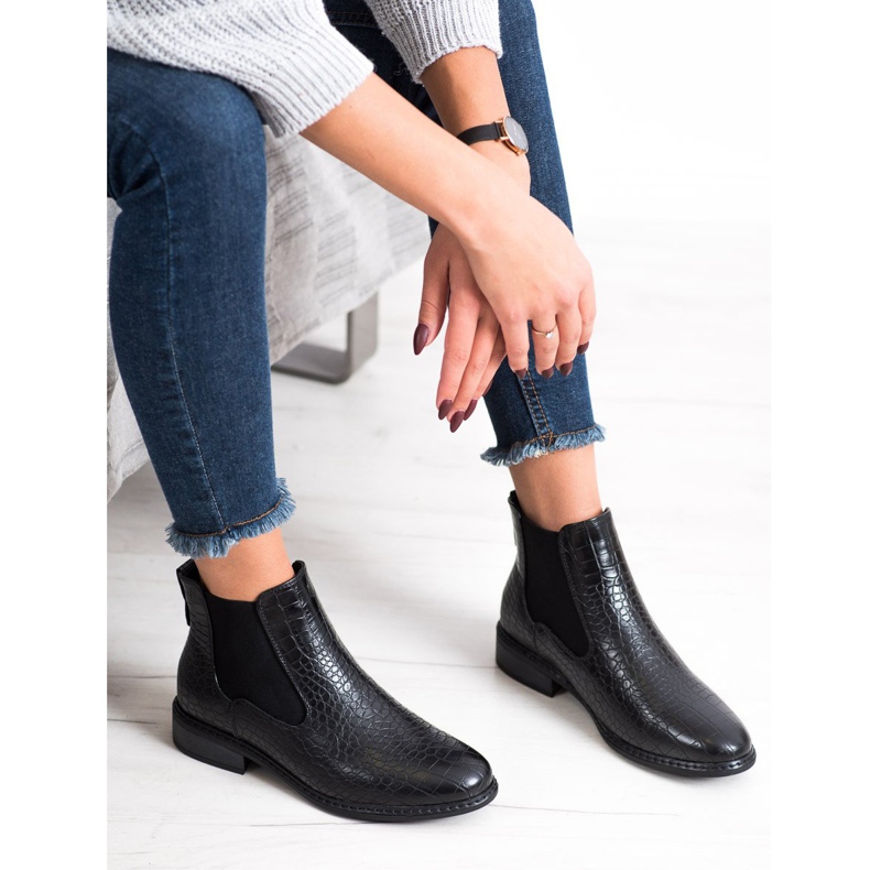 Goodin Stivaletti Chelsea Con Fantasia nero 2
