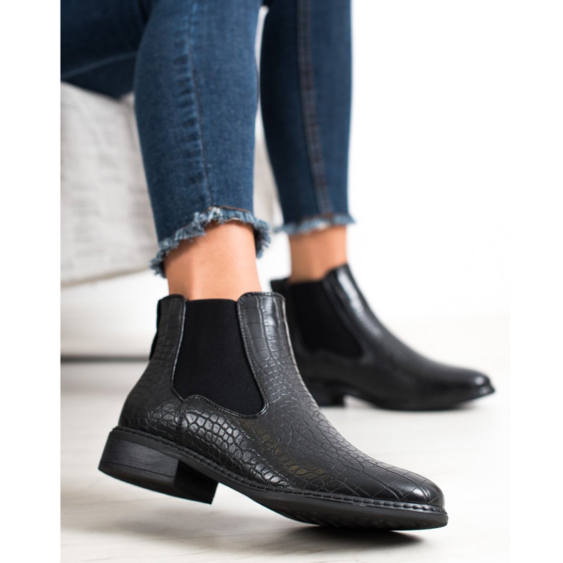 Goodin Stivaletti Chelsea Con Fantasia nero 1