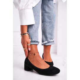 Décolleté Donna S.Barski Scamosciato Nero Milon 1