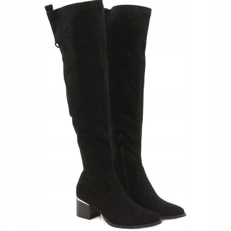 Stivali lunghi lycra suede Evento 20KZ35-3330 Nero 7