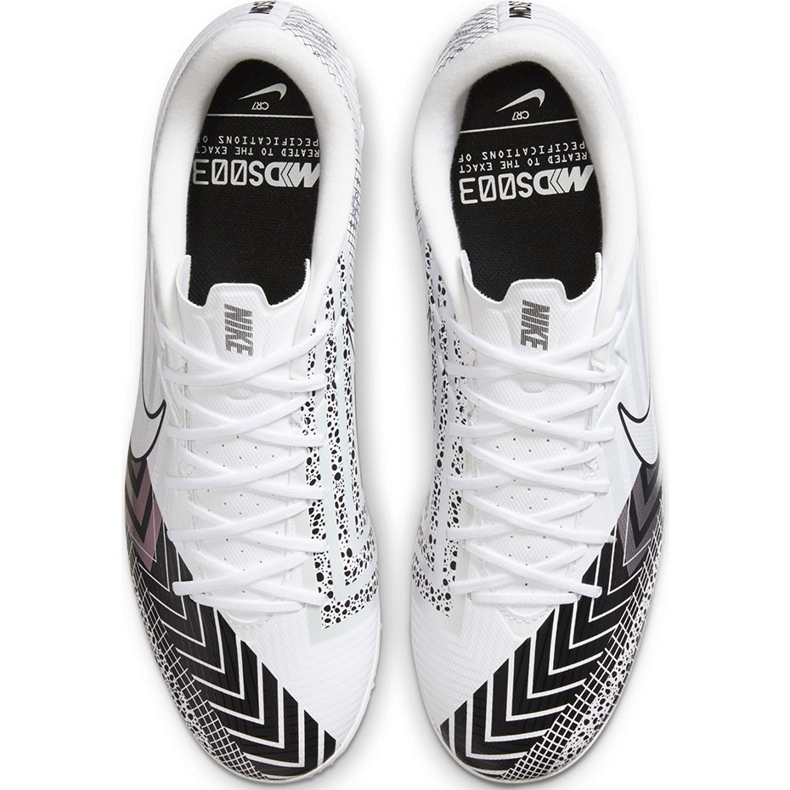 Scarpa da calcio Nike Mercurial Vapor 13 Academy Mds Tf CJ1306 110 bianca 1