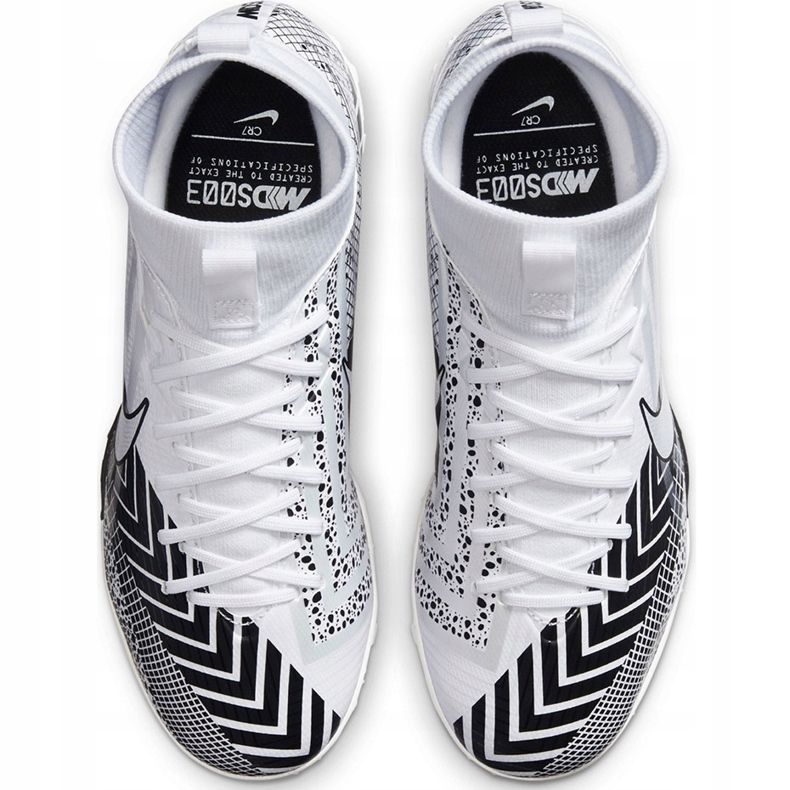 Scarpa da calcio Nike Mercurial Superfly 7 Academy Mds Tf Junior BQ5407 110 bianco 1