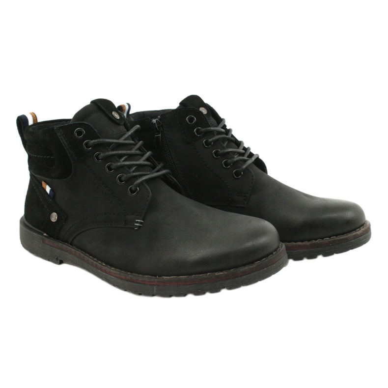 McBraun Stivali ecologici neri di Eco-Men 20MN29-3131 nero 2