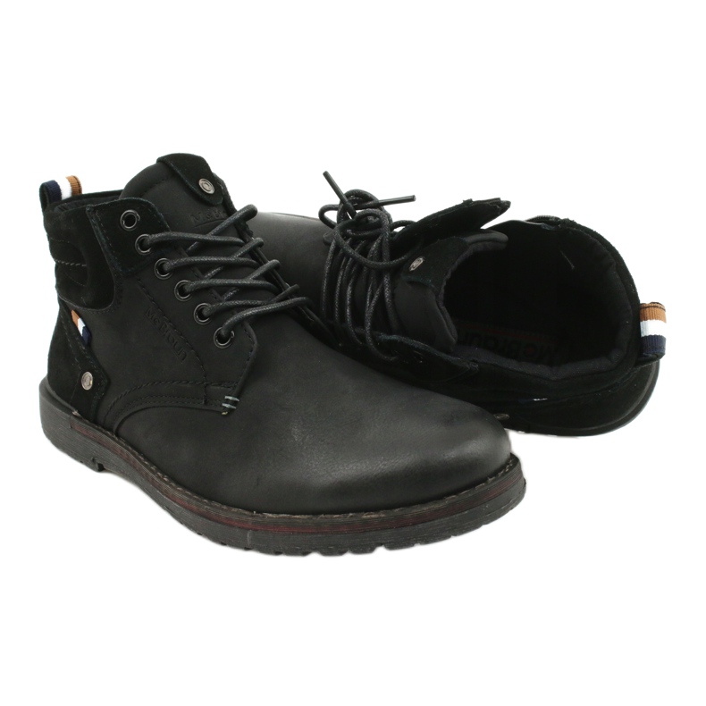 McBraun Stivali ecologici neri di Eco-Men 20MN29-3131 nero 4