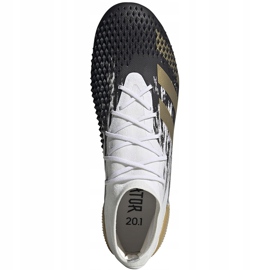 Le scarpe da calcio adidas Predator Mutator 20.1 Fg FW9186 bianca bianca 1