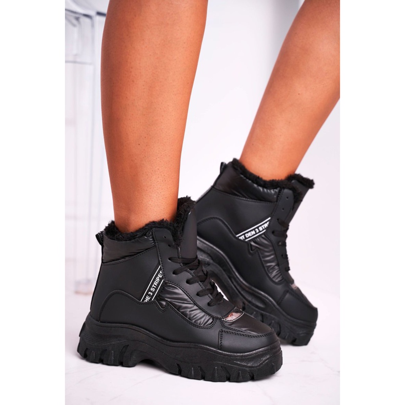 Marquiiz Doposci sportivi da donna con pelliccia Black Euphoria nero 2