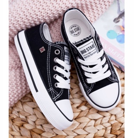 Scarpe da bambino Sneakers Big Star Nero FF374206 bianca 2