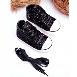 FRROCK Sneakers Bambini Shiny High Black Ally nero 2