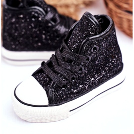 FRROCK Sneakers Bambini Shiny High Black Ally nero 3