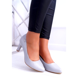 Décolleté da donna Sergio Leone Grigio Opaco Orsola 3