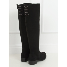 Stivali da donna neri W146-1 Black nero 1