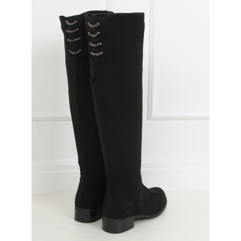 Stivali da donna neri W146-1 Black nero 1