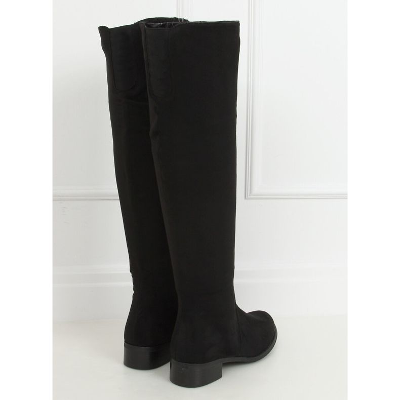 Stivali da equitazione da donna neri W146-BKOR Black nero 1