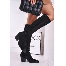 Vinceza Stivali Donna Con Tacco Camoscio Neri Nevermind nero 1