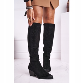 Vinceza Stivali Donna Con Tacco Camoscio Neri Nevermind nero 2