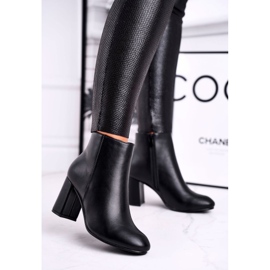 FW1 Stivali Donna Con Tacco Nero Gun 1