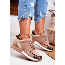 Scarpe Sportive Donna Beige Oro Clementine Elements marrone d'oro 1