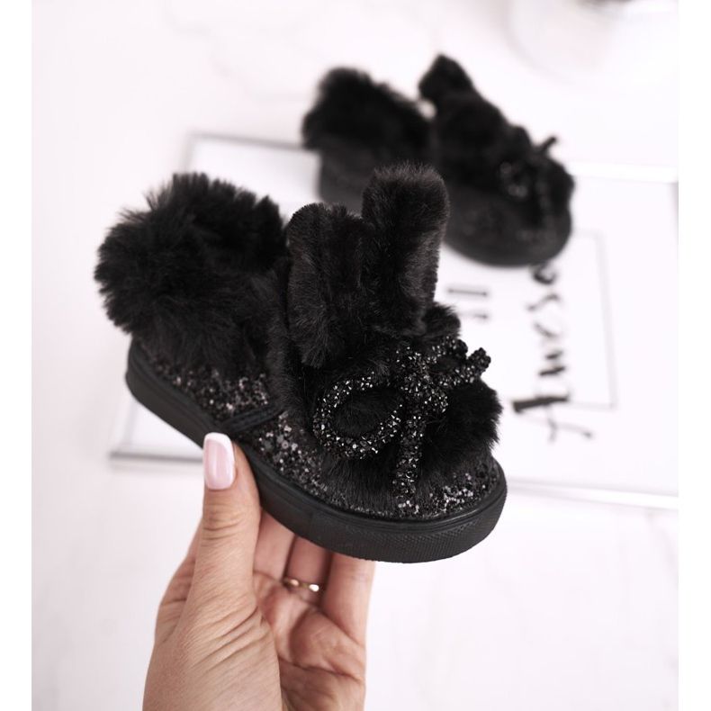 FRROCK Sneakers da bambino Mumi Warm nere nero 1